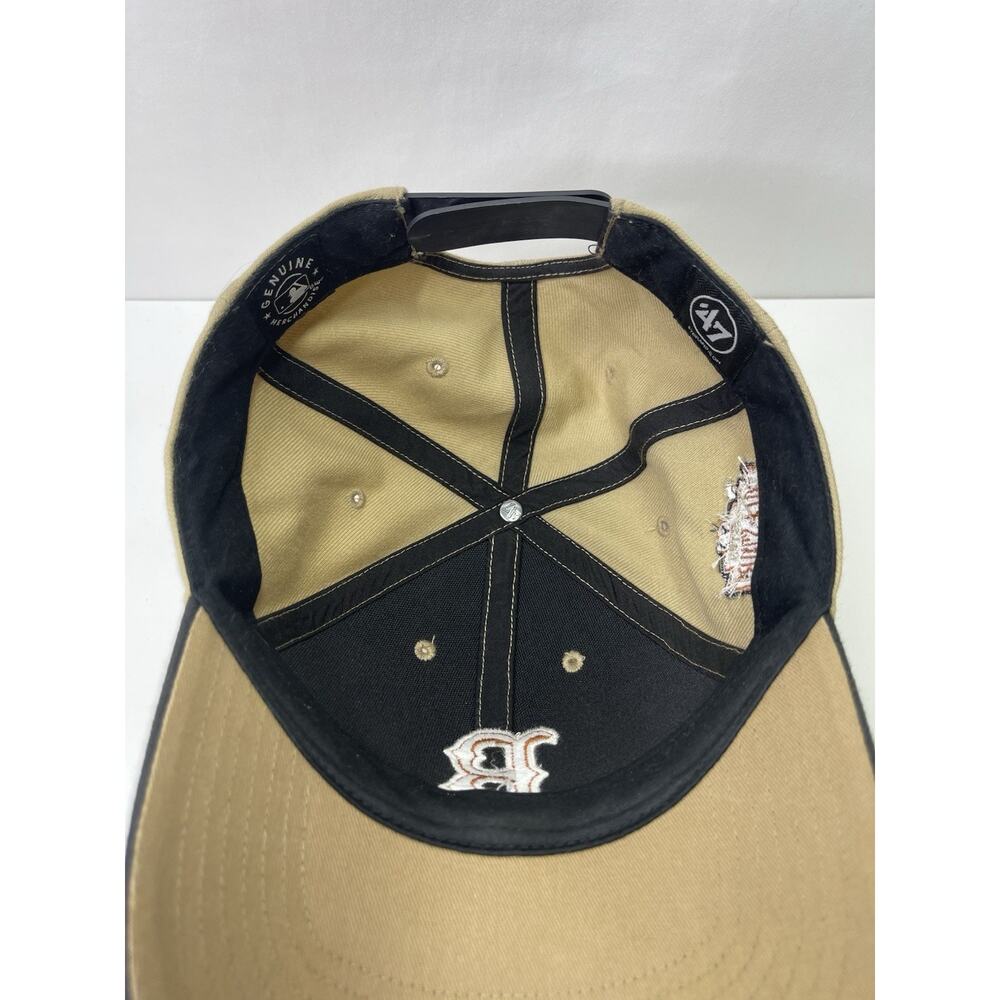 47 Brand Boston Red Sox 1999 All Star Game Patch MVP Snapback Hat Tan Black - Picture 6 of 6